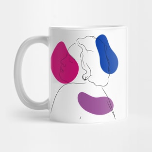 bisexual women illustration Mug